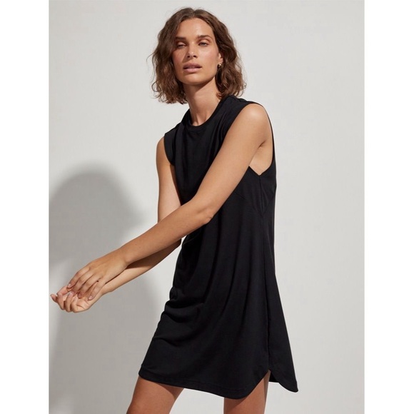 VARLEY Black Naples Shirt Dress - Picture 2 of 6